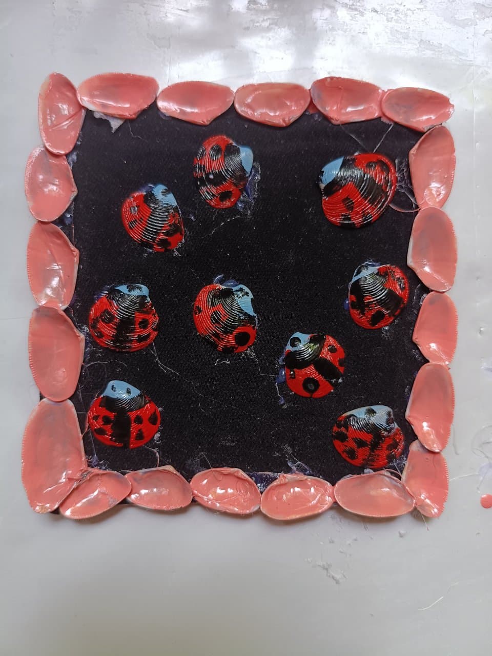 Ladybug Art — Shell Frame